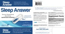 Label for Sleep Answer