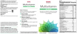Label for Multivitamin 50 Plus