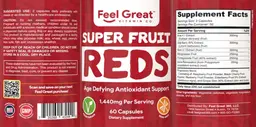 Label for Super Fruit Reds