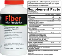 Label for Fiber with Probiotics