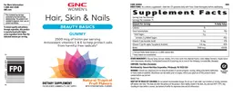 Label for Hair, Skin & Nails Gummy Tropical Fruit