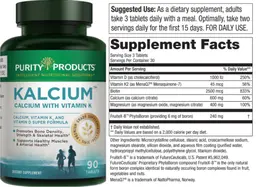 Label for Kalcium