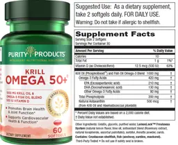 Label for Krill Omega 50+