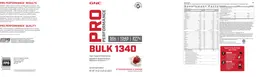 Label for Bulk 1340 Strawberries & Cream