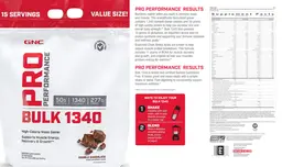 Label for Bulk 1340 Double Chocolate