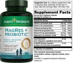 Label for MagRes + Probiotic