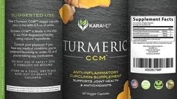Label for Turmeric CCM