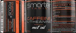 Label for Caffeine + L-Theanine