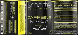 Label for Caffeine + Maca