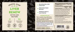 Label for Liver Renew