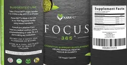 Label for Focus 365