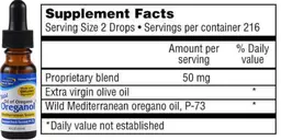 Label for Wild Oreganol