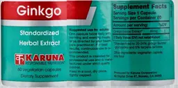 Label for Ginkgo
