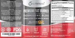 Label for Premium Fat Burner