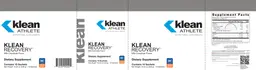 Label for Klean Recovery Milk Chocolate Flavor
