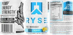 Label for Pre-Workout Electric Lemonade