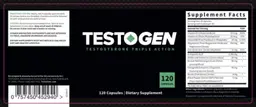 Label for Testogen Testosterone Triple Action