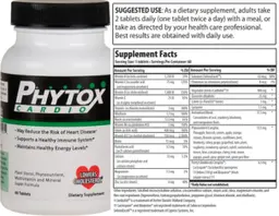 Label for Phytox Cardio
