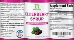 Label for Elderberry Syrup