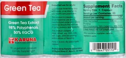 Label for Green Tea