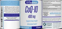 Label for CoQ-10 400 mg