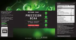 Label for Precision BCAA Tropical Punch