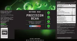 Label for Precision BCAA Icy Fireworks