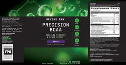 Label for Precision BCAA Grape