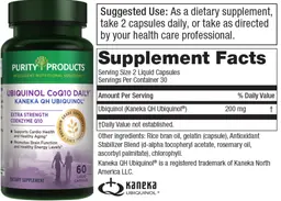 Label for Ubiquinol CoQ10 Daily
