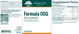 Label for Formula OSG