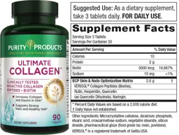 Label for Ultimate Collagen