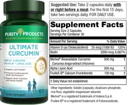 Label for Ultimate Curcumin