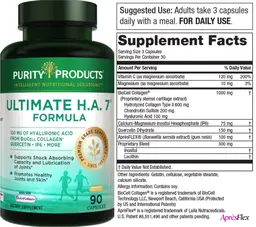 Label for Ultimate H.A. 7 Formula