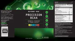 Label for Precision BCAA Sour Gummy