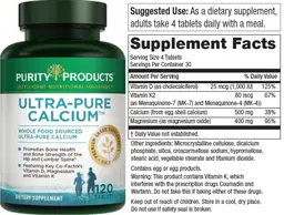 Label for Ultra-Pure Calcium