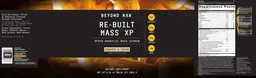 Label for Re-Built Mass XP Cookies & Cream