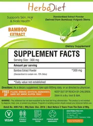 Label for Bamboo Extract