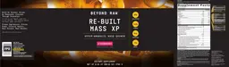 Label for Re-Built Mass XP Strawberry
