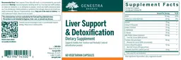 Label for Liver Support & Detoxification