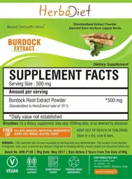 Label for Burdock Extract