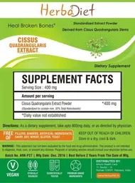 Label for Cissus Quadrangularis Extract