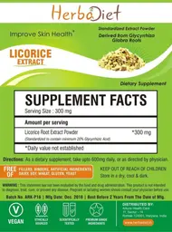 Label for Licorice Extract