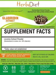 Label for Glabridin Extract