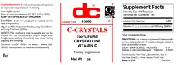 Label for C-Crystals