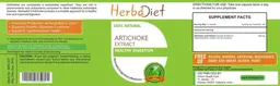 Label for Artichoke Extract