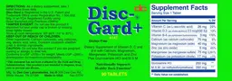Label for Disc-Gard+