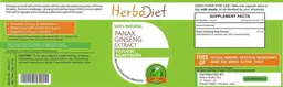 Label for Panax Ginseng Extract