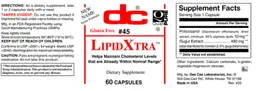 Label for LipidXtra