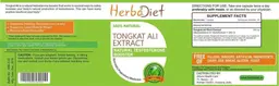 Label for Tongkat Ali Extract