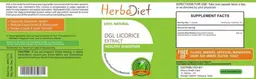 Label for DGL Licorice Extract